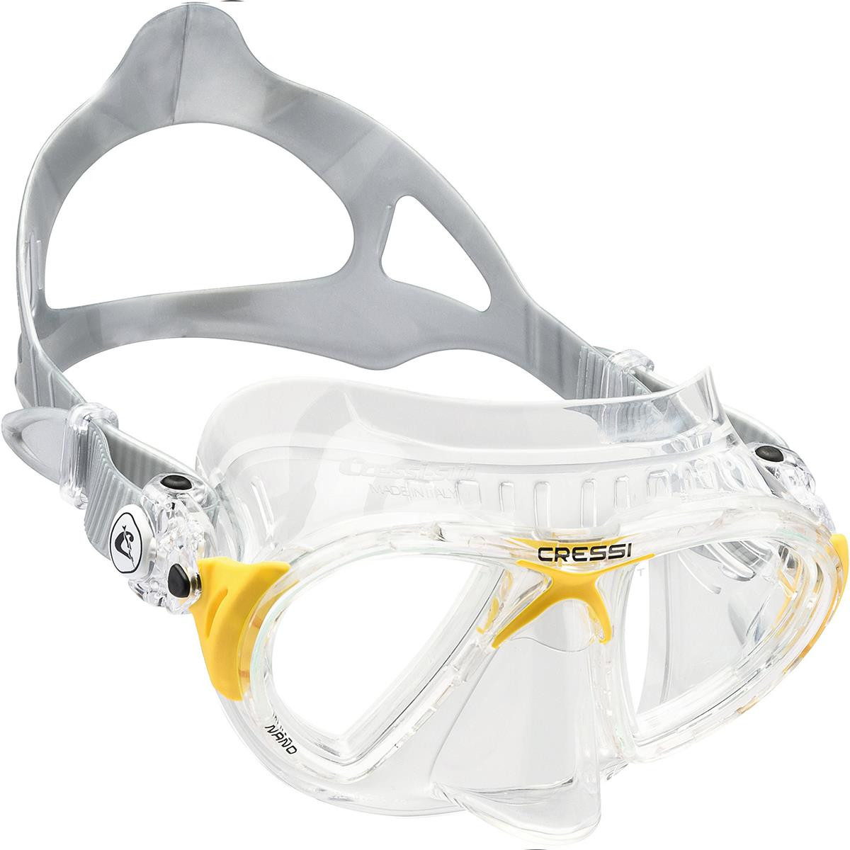 Nano Crystal maschera da sub Cressi - DS3600 - BIANCO - GIALLO