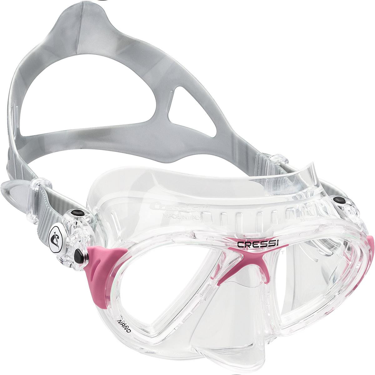 Nano Crystal maschera da sub Cressi - DS3600 - BIANCO - ROSA