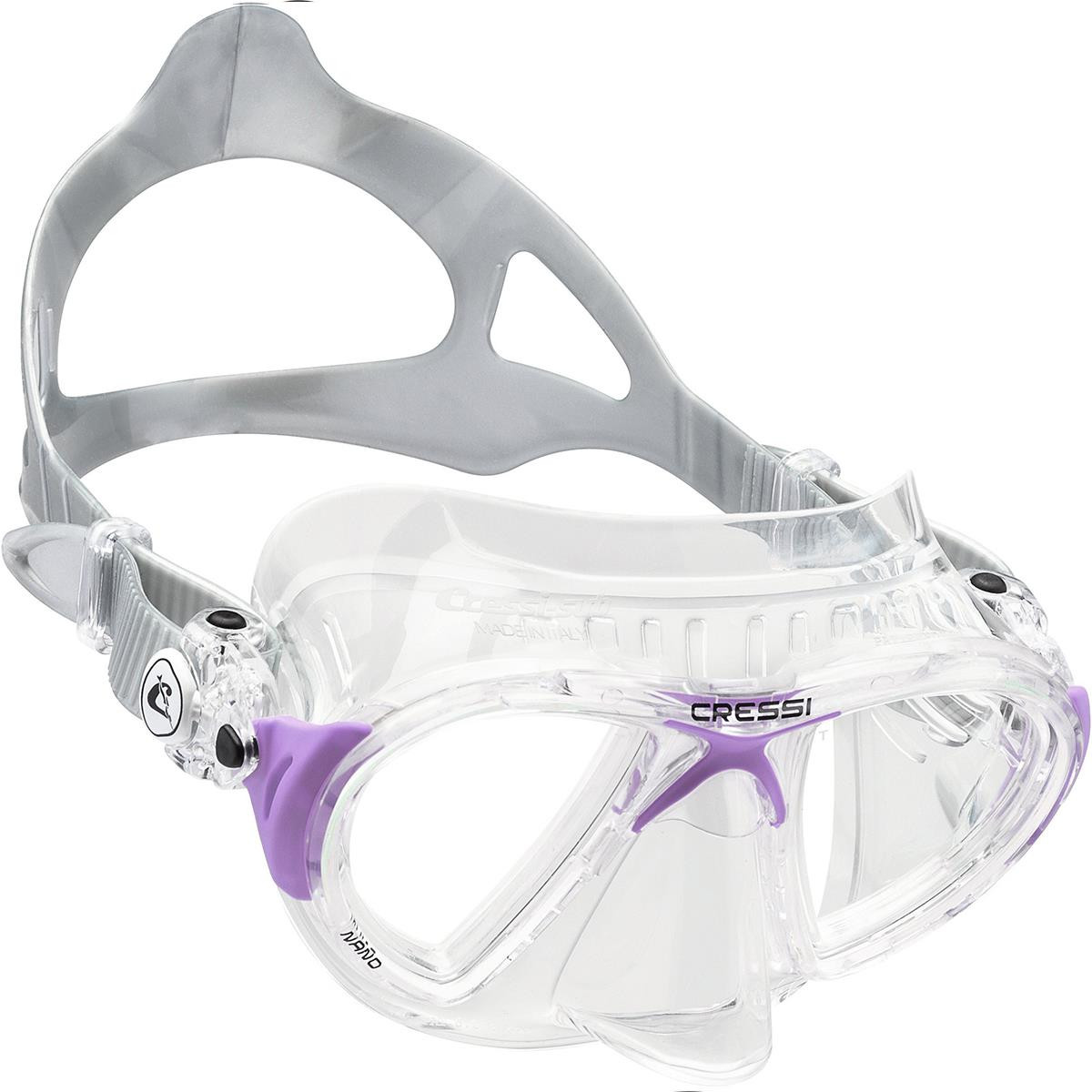 Nano Crystal maschera da sub Cressi - DS3600 - BIANCO-VIOLA