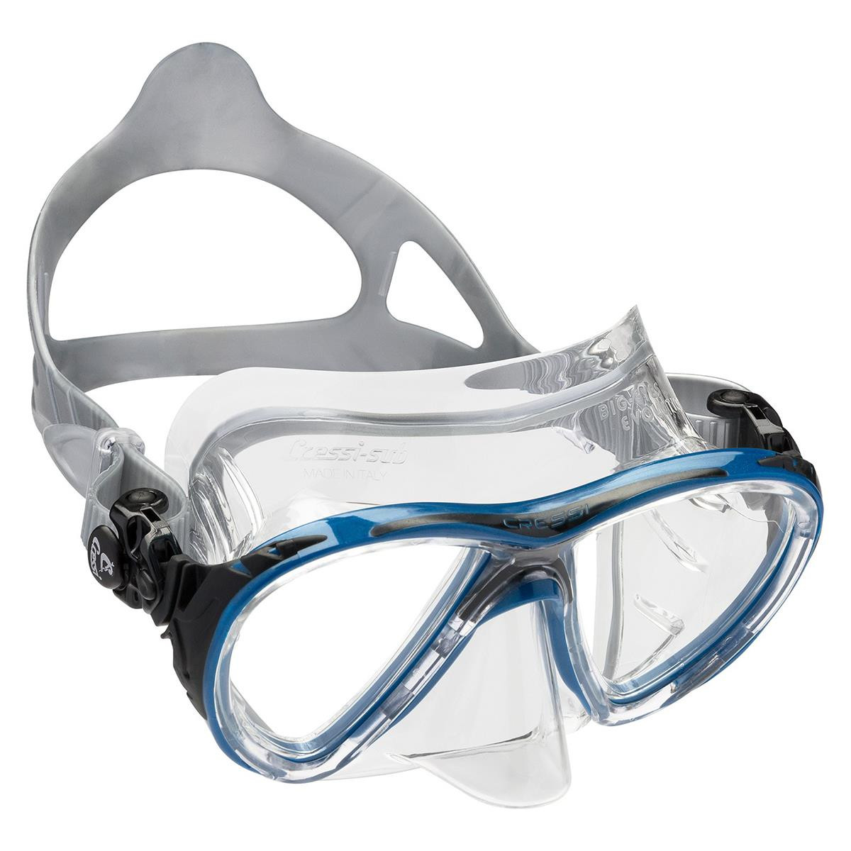 Big eyes evolution Crystal maschera da sub Cressi - DS3400 - BIANCO - BLU