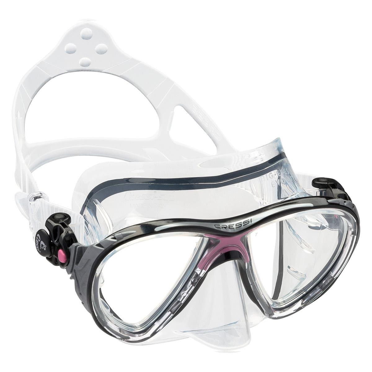 Big eyes evolution clear maschera da sub Cressi - DS3365 - BIANCO - ROSA