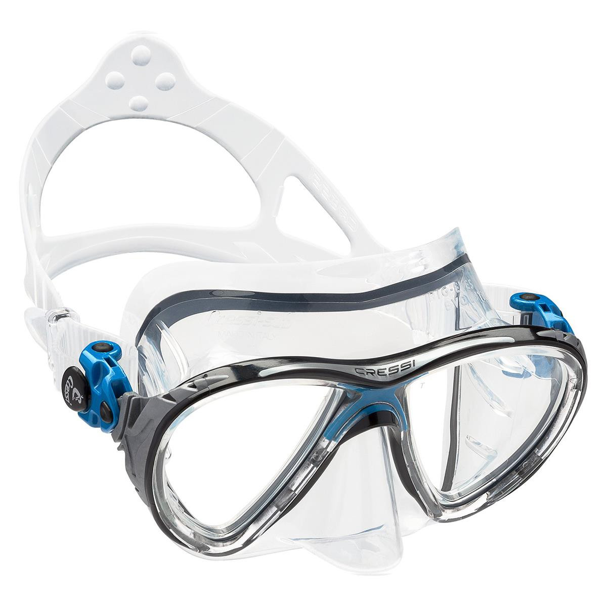 Big eyes evolution clear maschera da sub Cressi - DS3365 - BIANCO - BLU