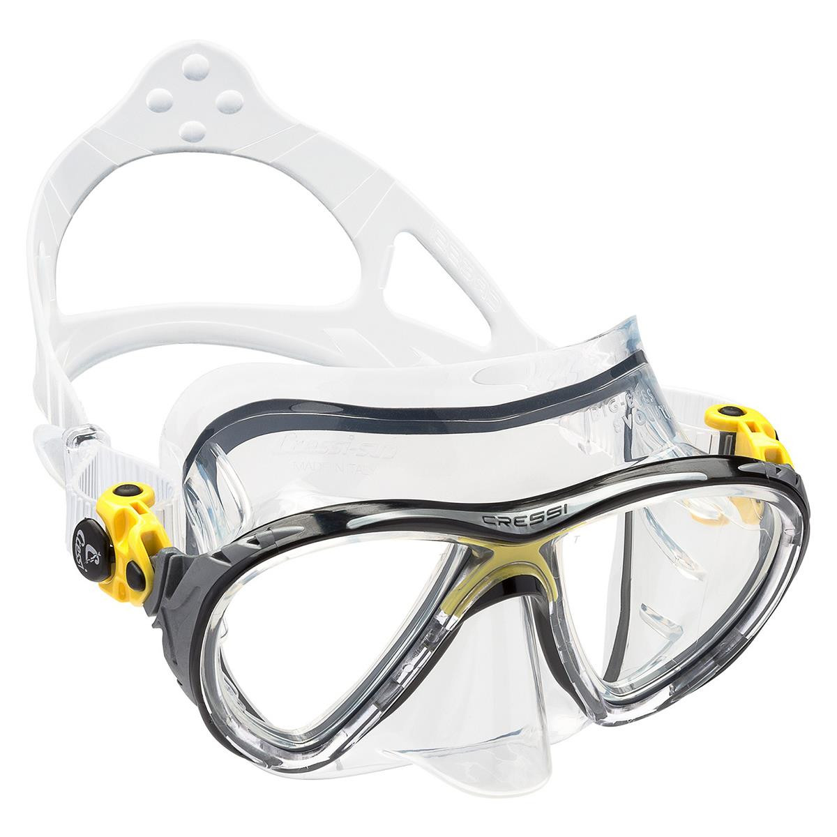 Big eyes evolution clear maschera da sub Cressi - DS3365 - BIANCO - GIALLO