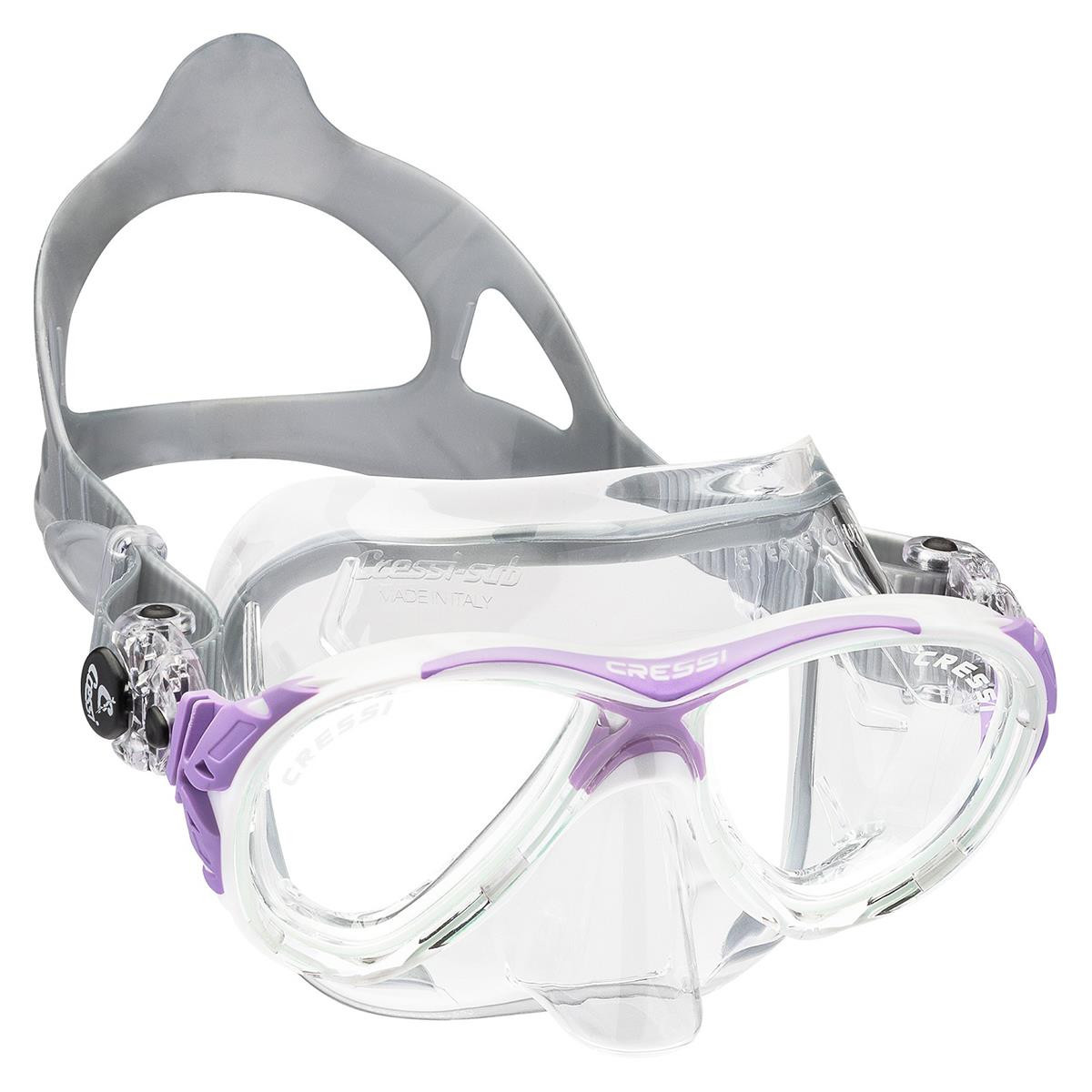 Eyes evolution Crystal maschera da sub Cressi - DS3500 - BIANCO-VIOLA