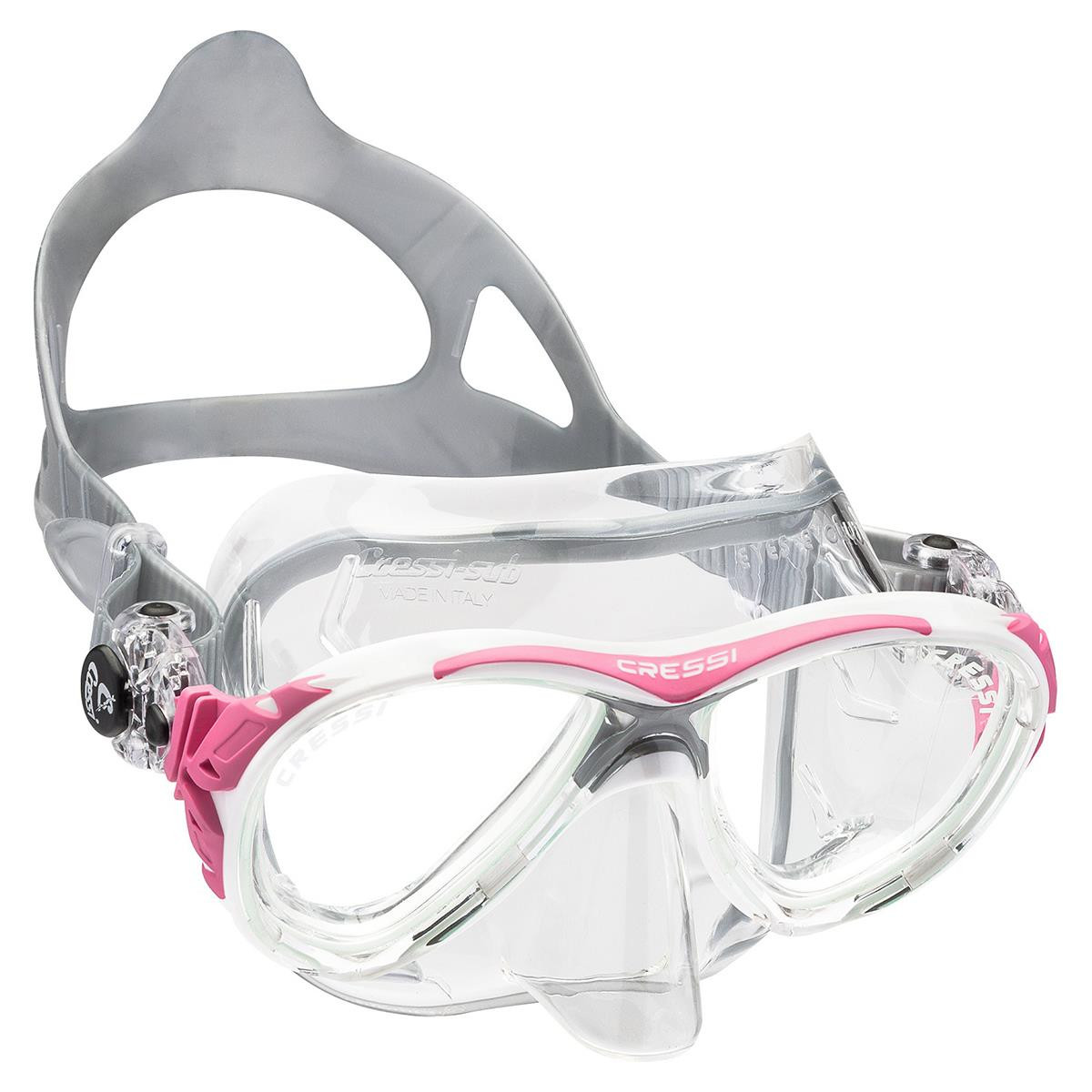 Eyes evolution Crystal maschera da sub Cressi - DS3500 - BIANCO - ROSA