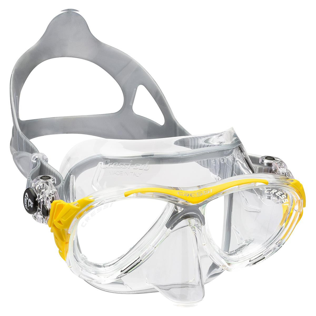Eyes evolution Crystal maschera da sub Cressi - DS3500 - BIANCO - GIALLO