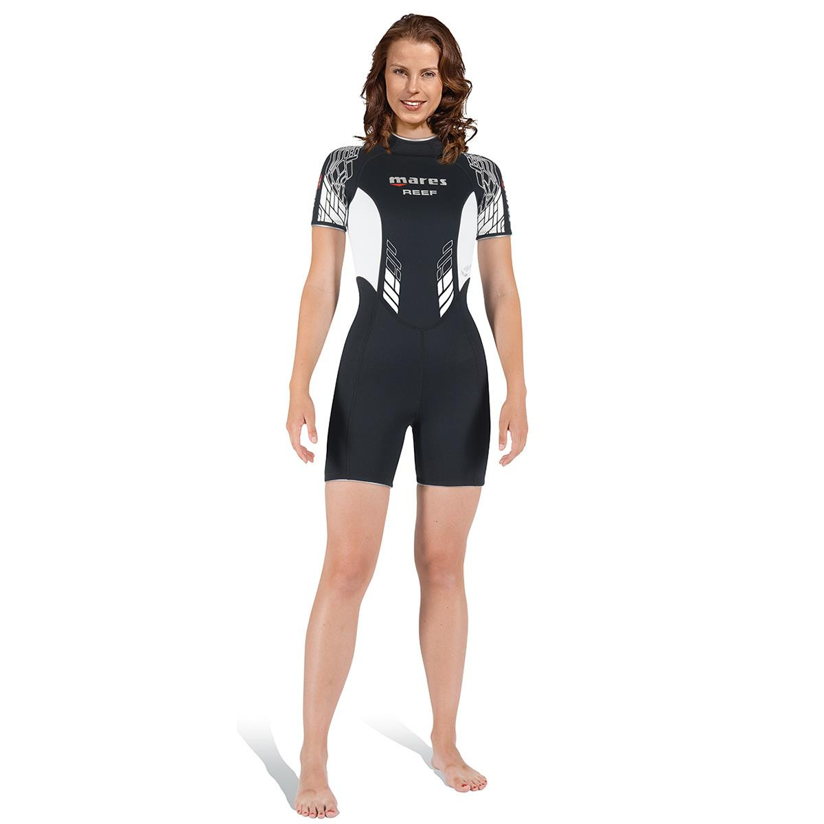 Shorty da donna Reef Mares - BIANCO-NERO