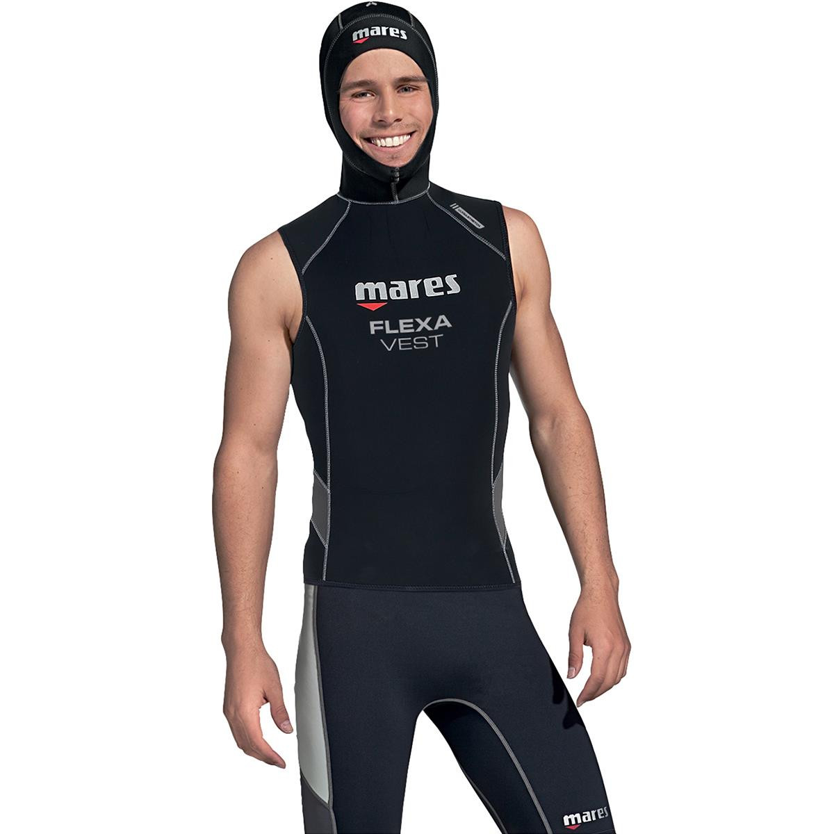 Flexa Vest 5-3mm da uomo Mares - NERO