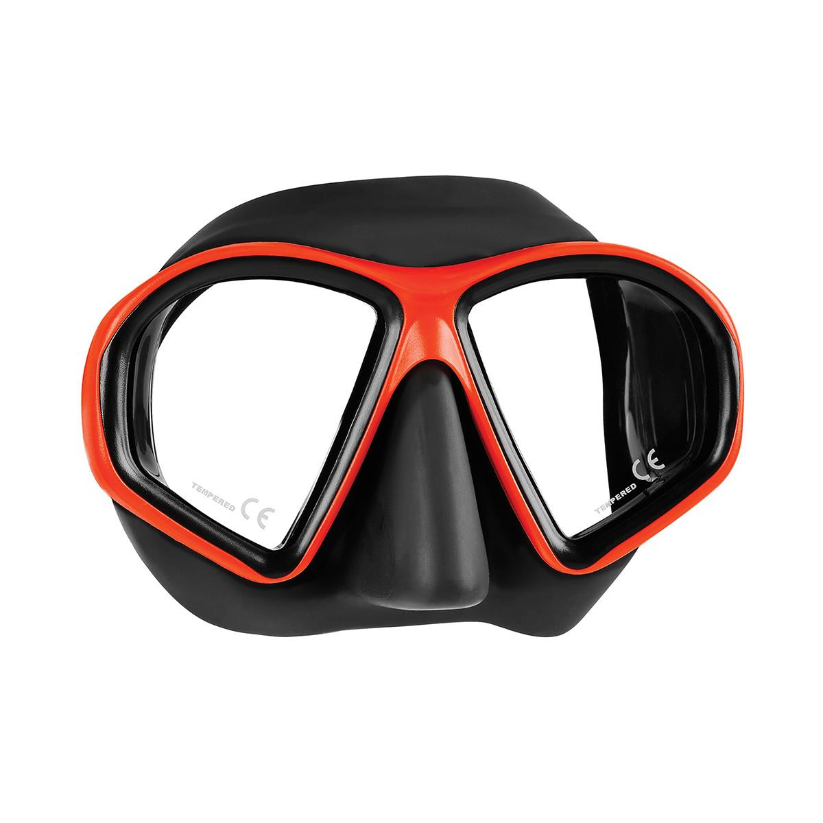 Sealhouette diving mask Mares - NERO-ROSSO