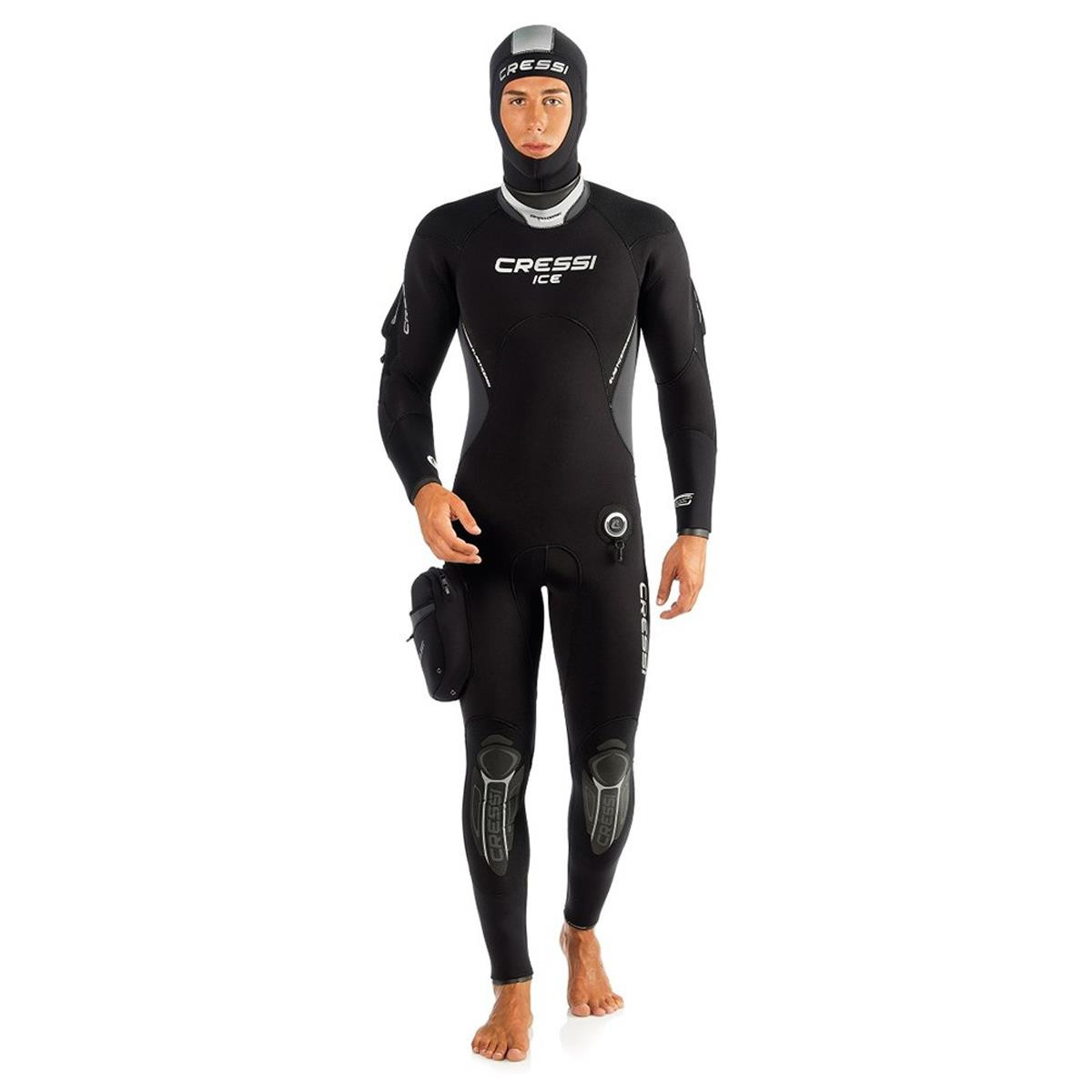 Ice muta uomo all in one Cressi - LQ403002 - NERO