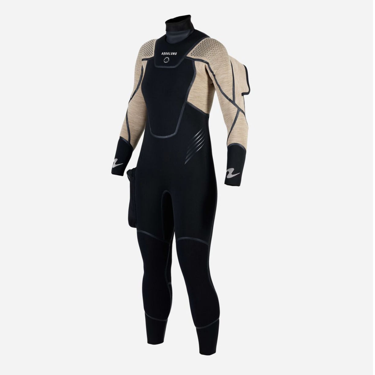 Muta donna semistagna Iceland comfort Aqualung - 0470270 - NERO-ARANCIO