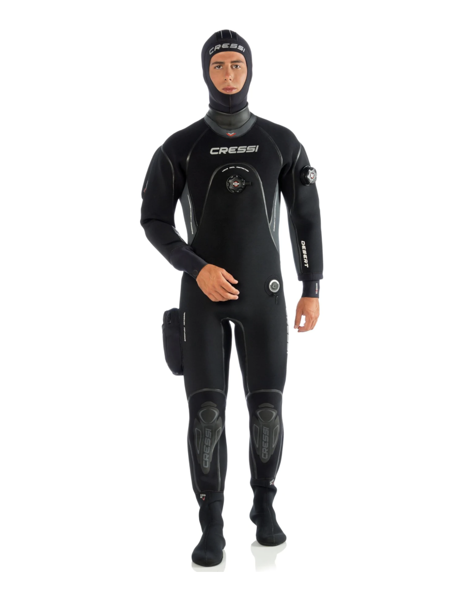 Muta Stagna Uomo Desert Cressi 4mm alta densità - NERO