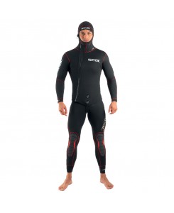 Privilege Flex 5mm muta uomo Seac - Black - Red