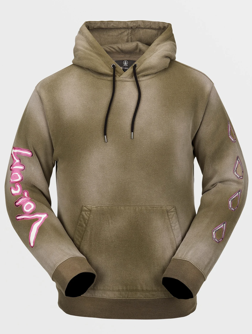 D.I Hoodie - Volcom Snowboard G4152402 - Militar green