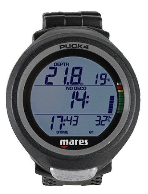 Computer Subacqueo Puck 4 2024 Mares - Black