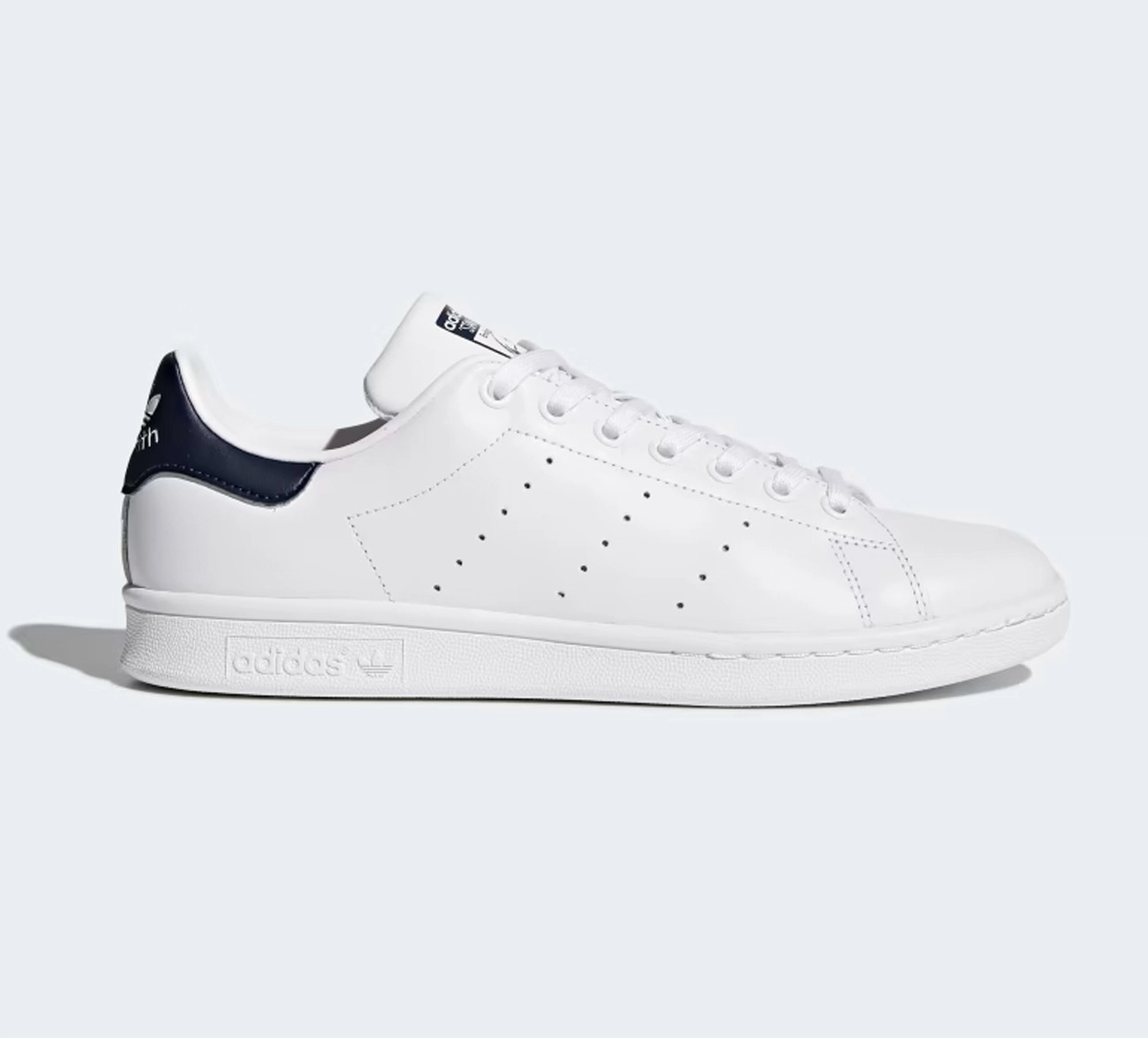 Adidas Stan Smith Sneakers - Core White / Dark Blue / Dark Blue