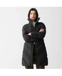 Colmar Long stretch down jacket for Women 2238 2ZL - 99 Black