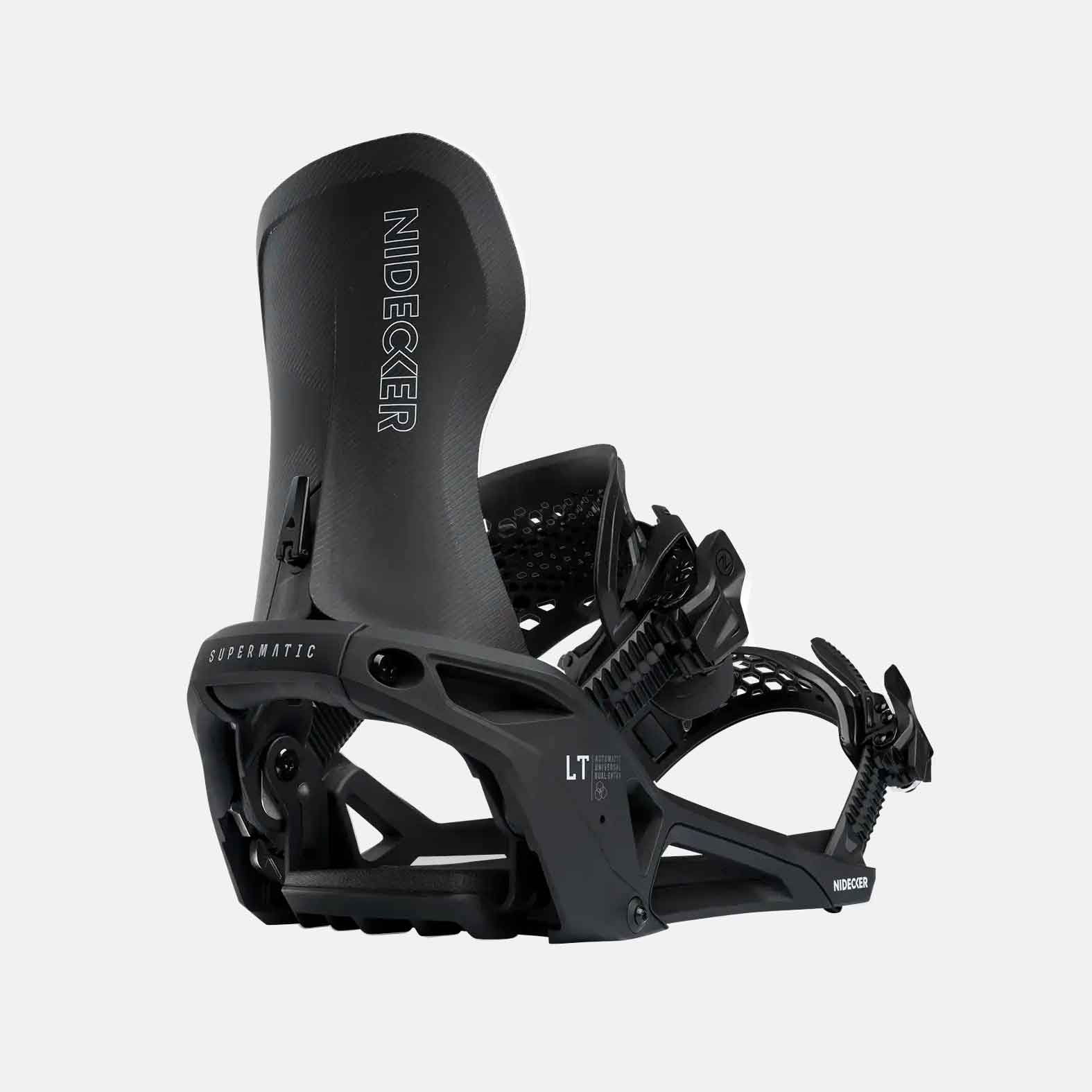 Nidecker LT Supermatic® Snowboard Bindings F/W 2026 - Black