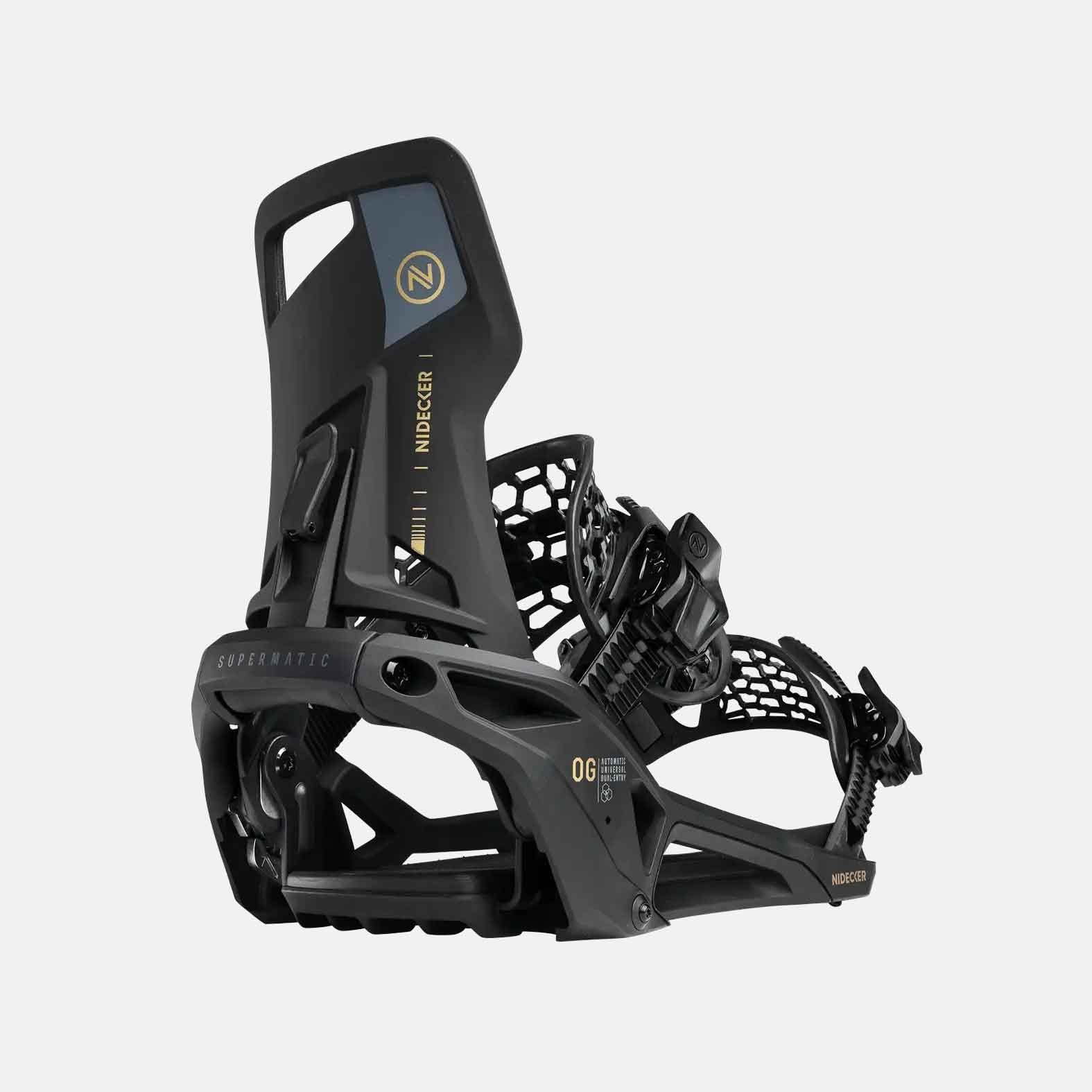 Nidecker OG Supermatic® Snowboard Bindings F/W 2026 - Black
