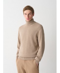 Colmar Turtleneck in cashmere blend for Men 4456 5YR - 731 Beige Mocaccino