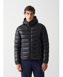 Piumino lucido con cappuccio staccabile Colmar 1271 2ZO - 99 Black