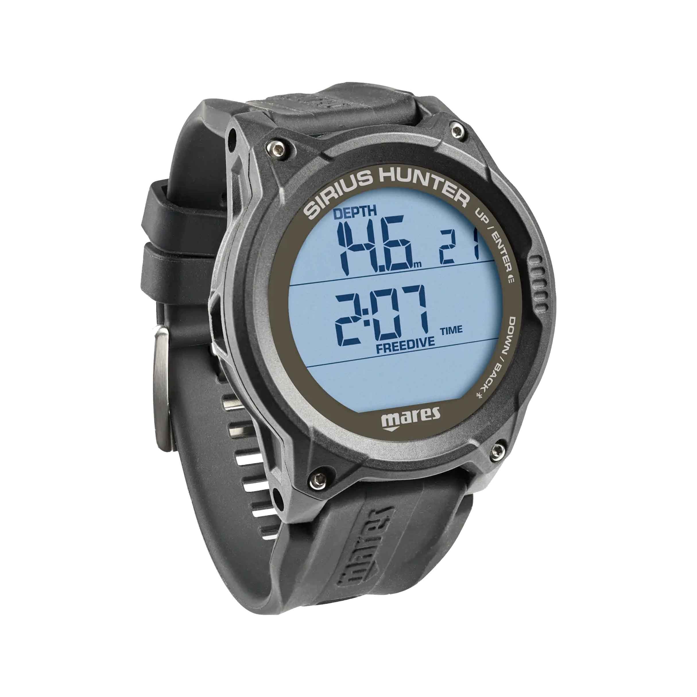 Mares Sirius Hunter Freediving and Wrist Computer - Black