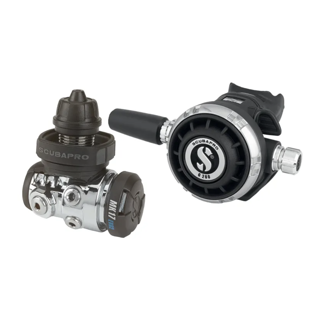MK17 Evo 2 / G260 Kit Erogatori Scubapro - Novità 2026 - NERO-GRIGIO