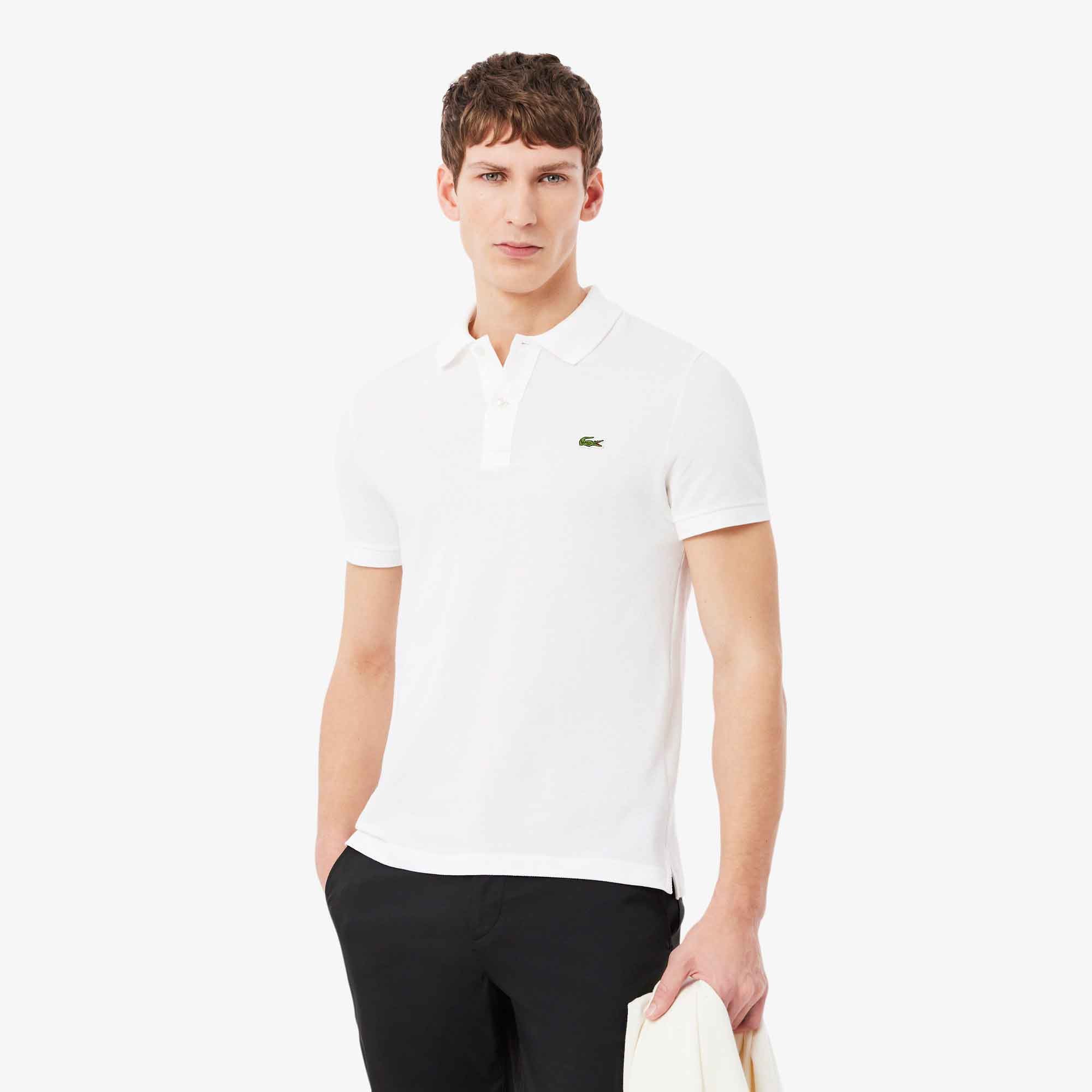 Polo slim fit in piqué L.12.12 da uomo Lacoste PH4012 - 001 BLANC