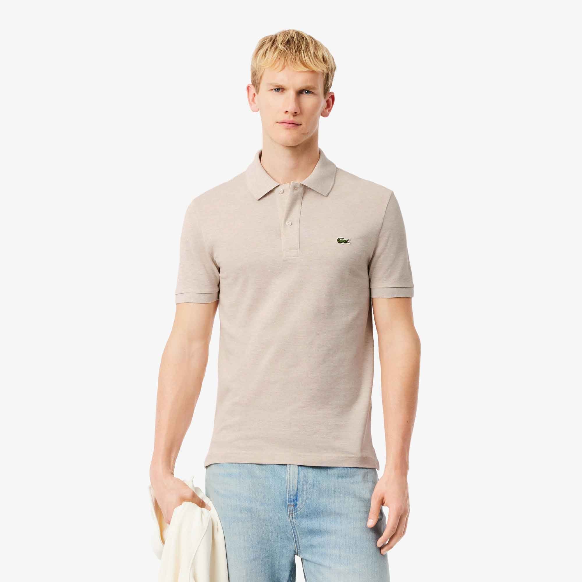 Lacoste Slim fit piqué polo L.12.12 for Men PH4012 - I18 Grey Mélange
