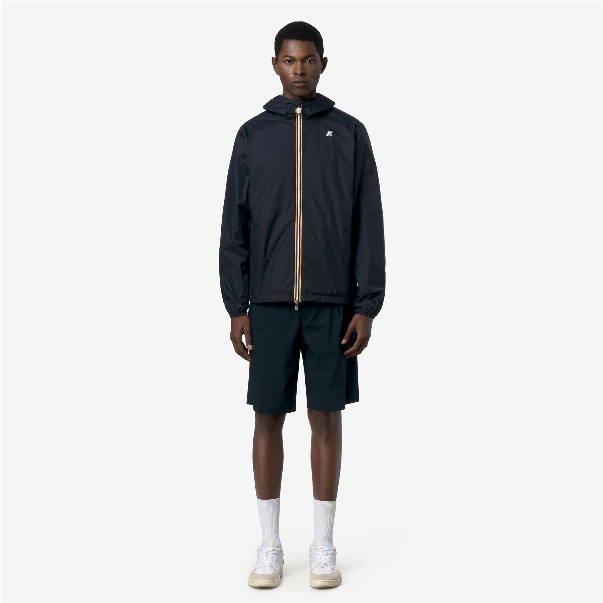 K-Way Jake Plus.2 Double Jacket for Men K2124EW - B0T Blue Depth - Green Lichen