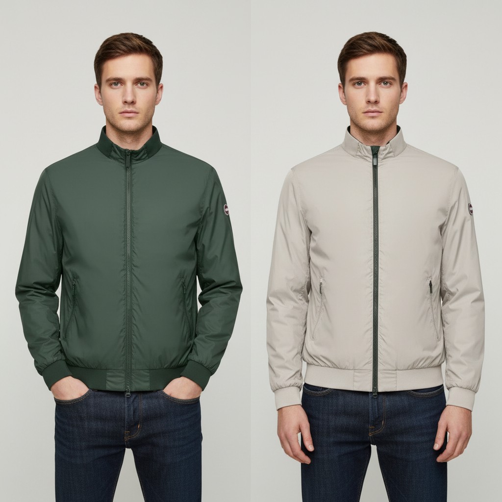 Colmar reversible jacket for Men 1899R 8VX - 769 Jeep - Pergamena