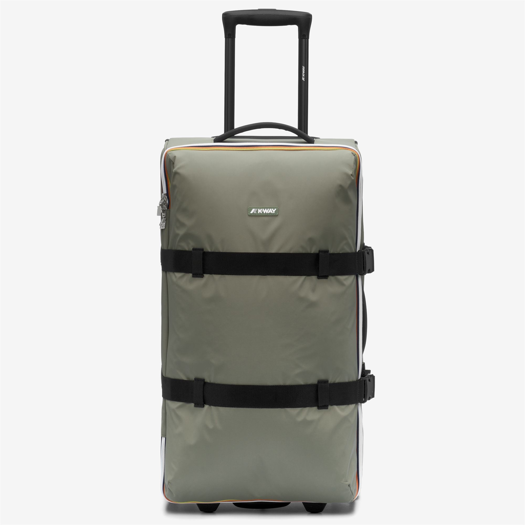 Trolley da Viaggio Blossac M K-way K2128NW - Y33 GREEN LICHEN-BLACK P