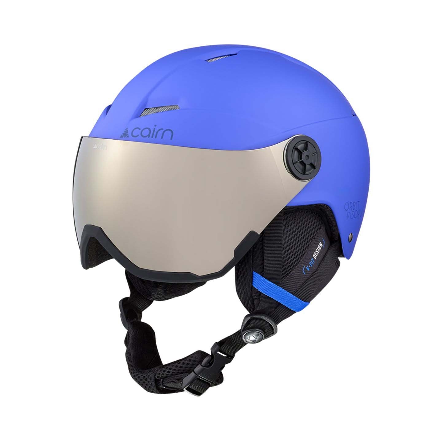 Cairn Orbit J Visor Snow Helmet 0606709 for kids - 132 Mat Blue