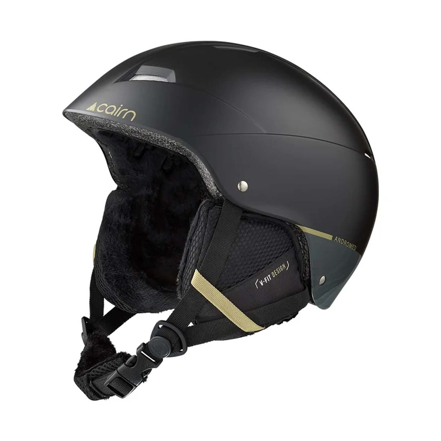 Cairn Andromed Snow Helmet 0605150 - 602 Mat Black Lava