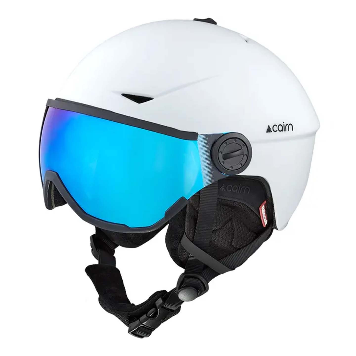 Cairn Rise Visor Pure Snow Helmet 0606831 - 01 Mat White