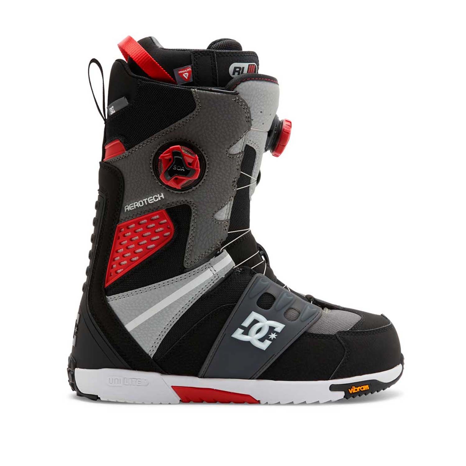 DC BOA ® Phantom Snowboard Boots for Men - Black / Grey / Red