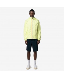 Giacca da Uomo Jake Plus.2 Double K-Way K2124EW - C8U Yellow Lime - Blue D 