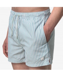 Hazel Beach Multistripes - Costume da uomo Kway - K2158HW - C0E White-Beige-LtBlue-