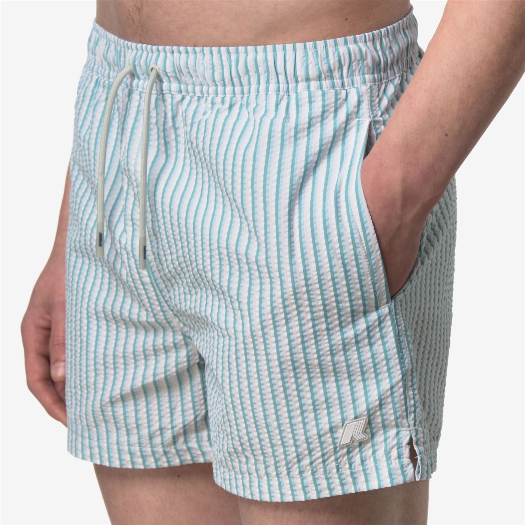 copy of Hazel Beach - Costume da uomo Kway - K8141LW - C0E White-Beige-LtBlue-