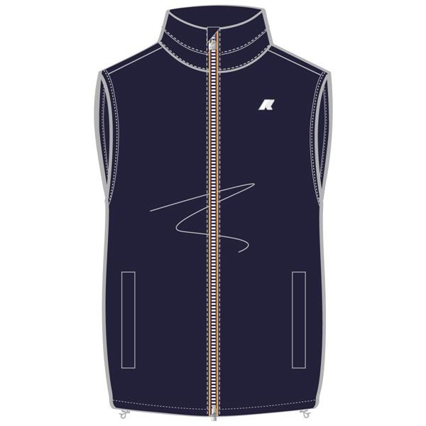 Giacca da uomo Valen Stretch Nylon Jersey K-Way K3123TW - K89 BLUE DEPHT