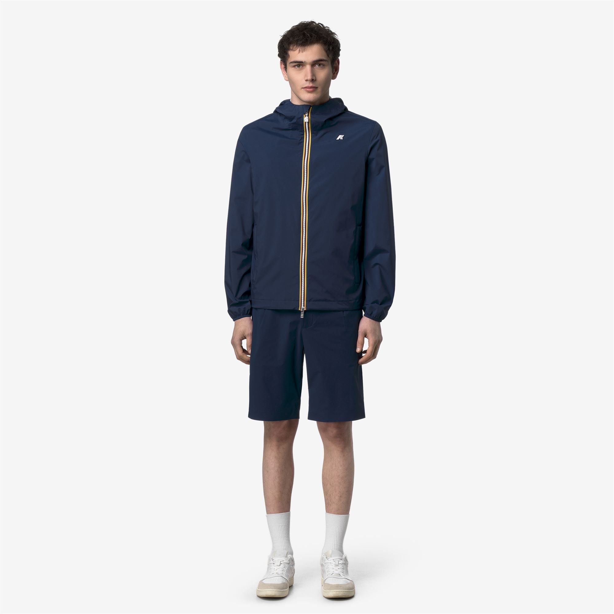 Giacca da uomo Jack Stretch Nylon Jersey K-Way K3123UW - B67 Blue Insignia