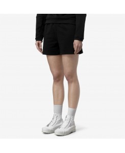 Pantaloncini sportivi da donna K-Way Rika poly Cotton K5134IW - USY Black Pure