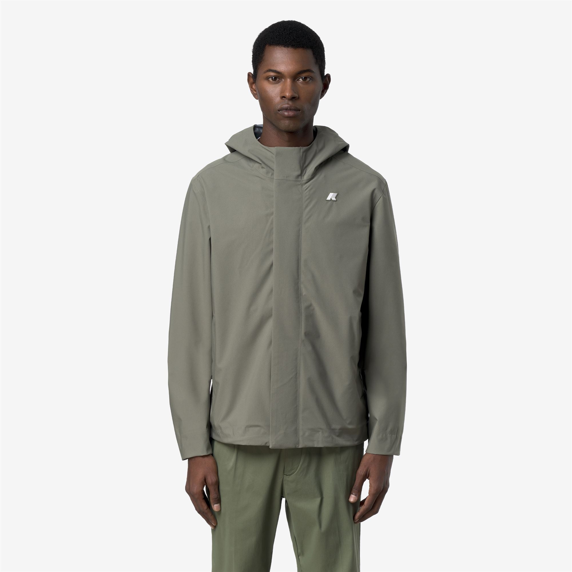 Giacca da Uomo Jacko Stretch 2L K-Way K7136SW - V15 Green Lichen