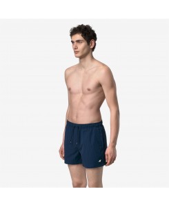 Hazel Mid Stripes Beach - Costume da uomo Kway - K8136LW - C02 Blue Insignia - Blue