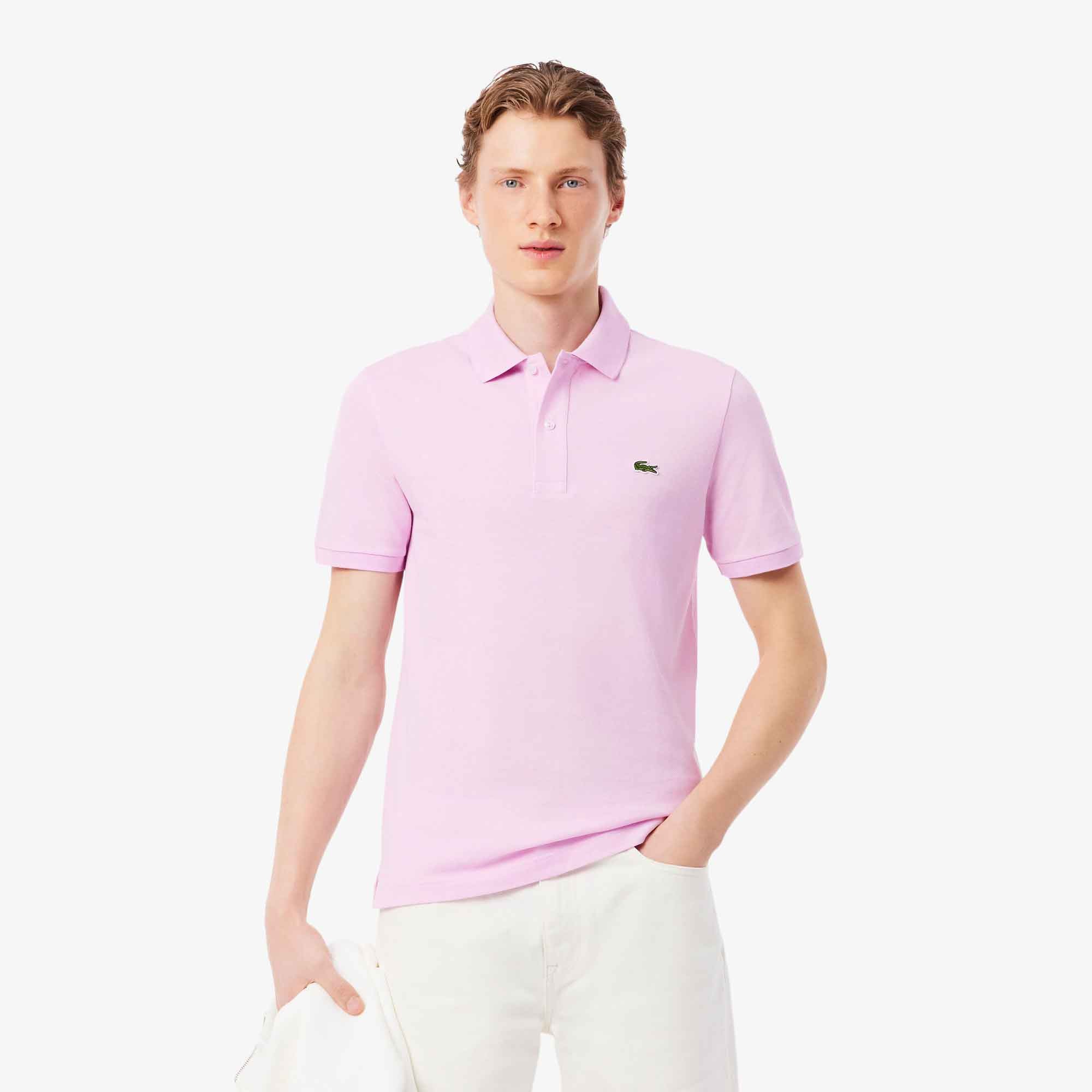 Lacoste Slim fit piqué polo L.12.12 for Men PH4012 - Z4H Rosa