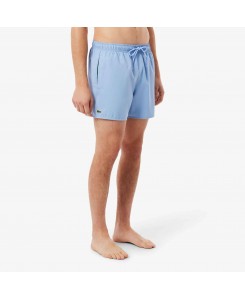 Costume da bagno quick-dry da uomo Lacoste MH6270 - 38I Bleu Clair / Vert