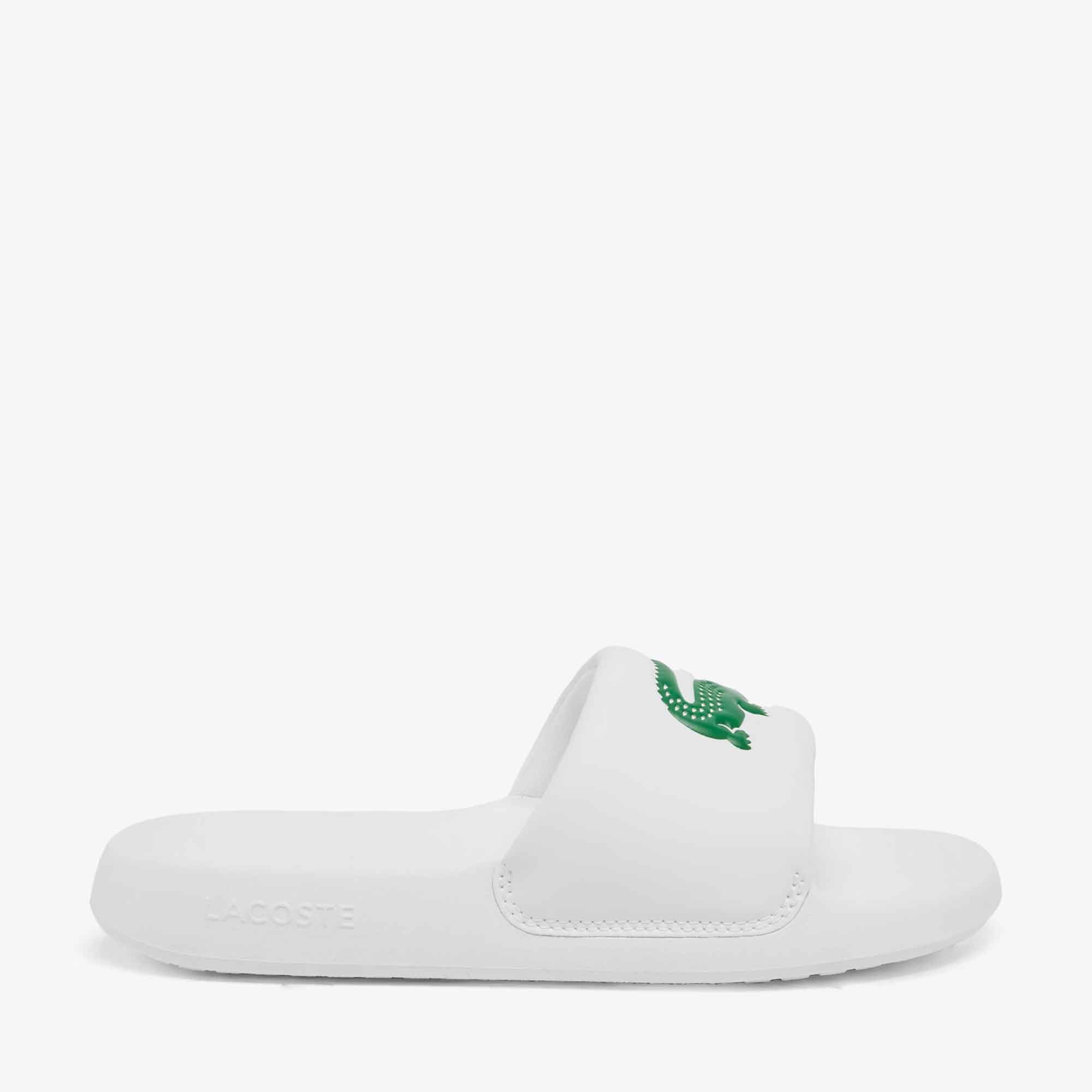 Lacoste Serve Slide 1.0 Slippers for Women 49CFA0022 - 082 White / Green
