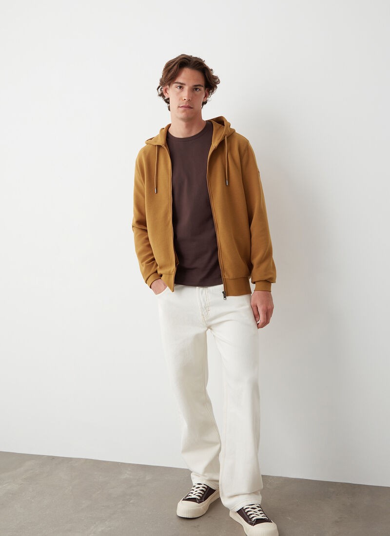 Colmar Ottoman Fleece Hoodie for Men 6154R 1XL - 06 Dark Coffee Cream