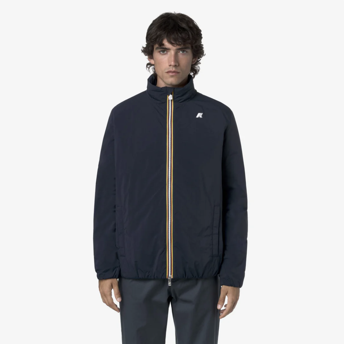 Giacca da uomo Valentine Plain Warm K-Way K2136CW - K89 BLUE DEPHT