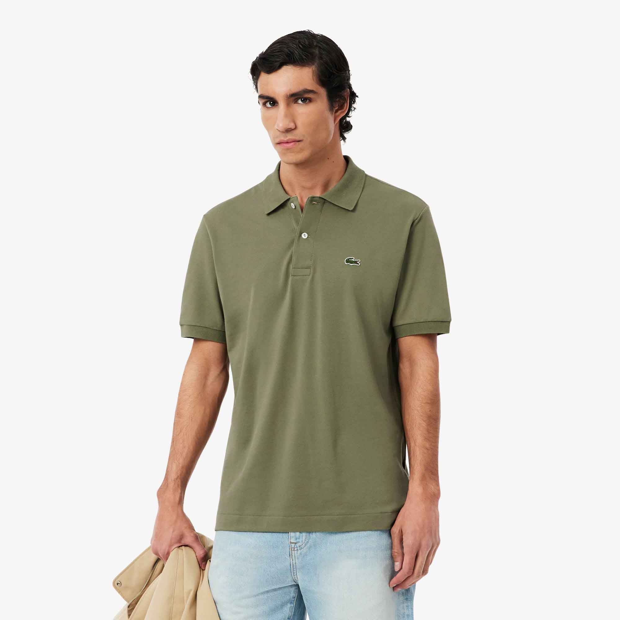 Polo classic fit L.12.12 LIGHT Lacoste da uomo PH9851 - BMY Verde Cachi